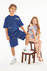 056 | Marine Collection | Slogan Print T-Shirt